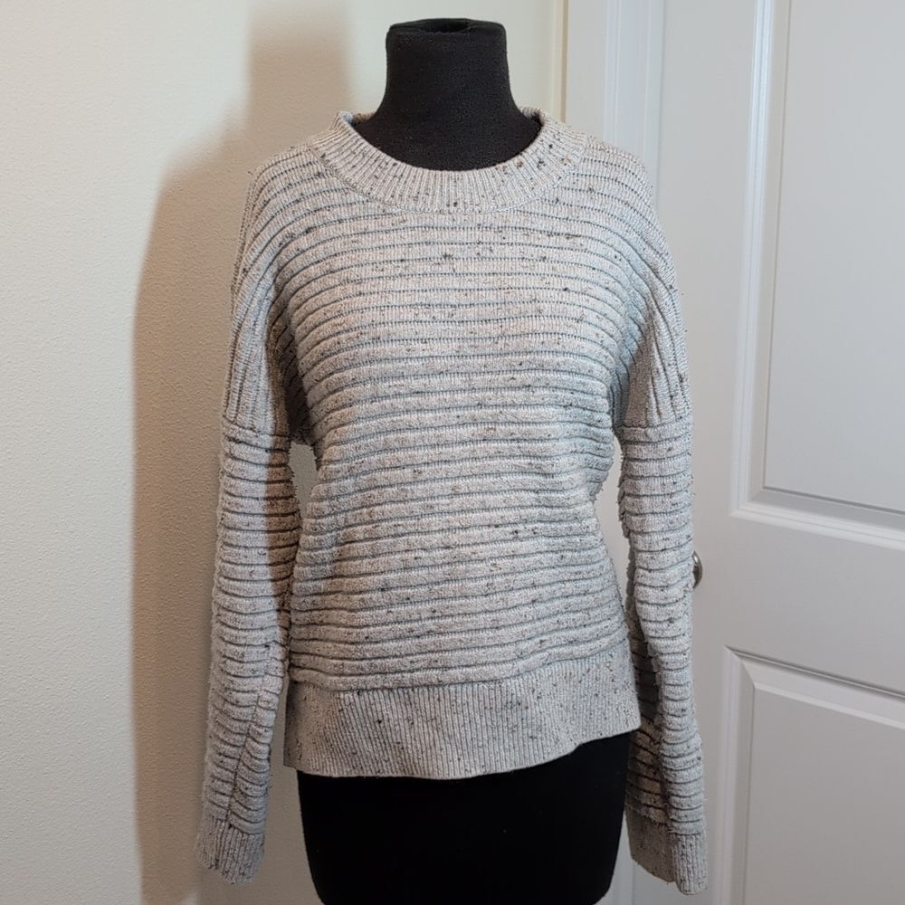 Madewell Cream Knit Wool Sweater